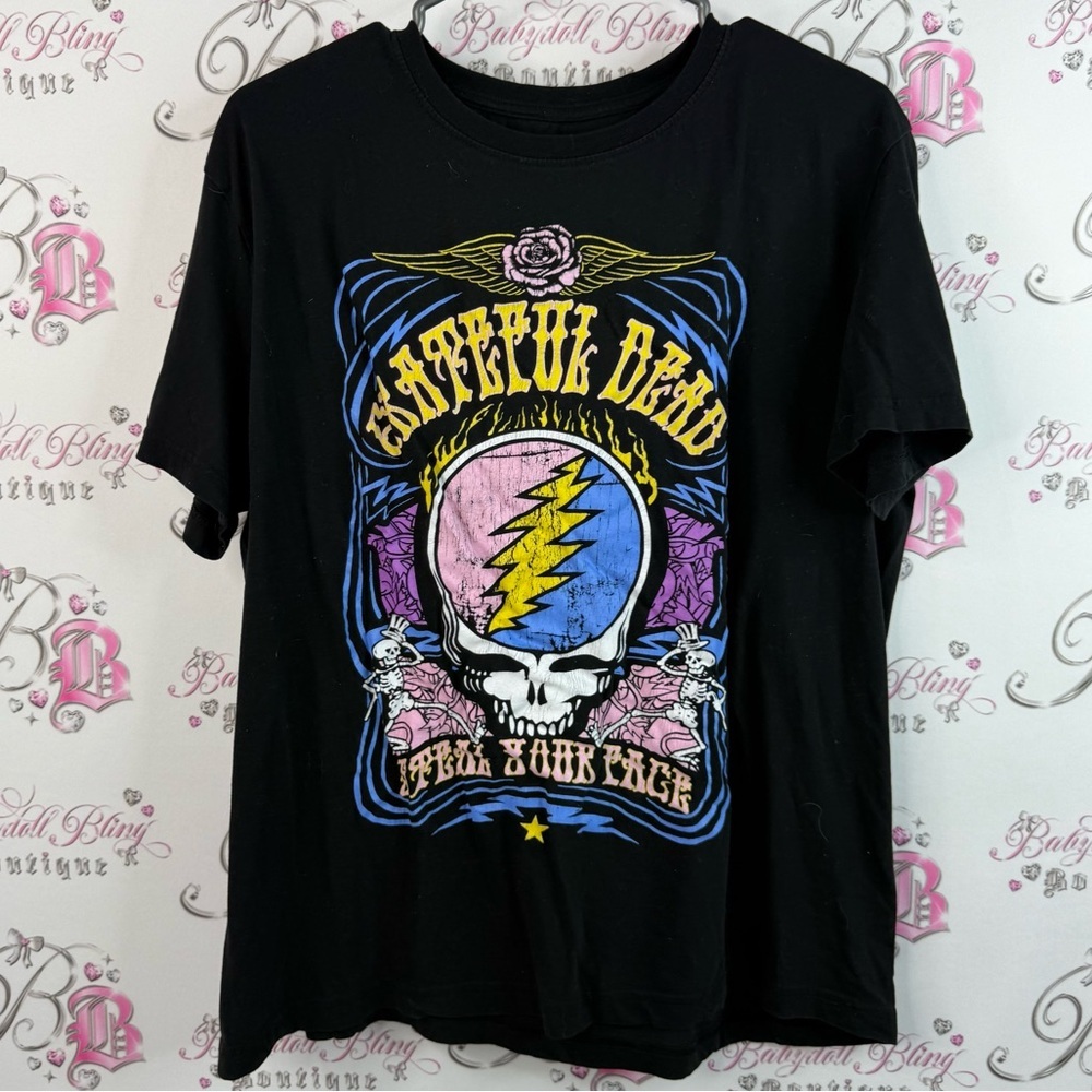 Grateful Dead T-shirt tee shirt purple blue black pink yellow Graphic T-Shirt